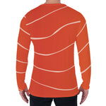 Salmon Artwork Print Men's Long Sleeve T-Shirt