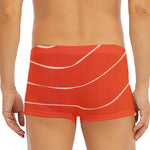 Salmon Artwork Print Men's Short Boxer Briefs