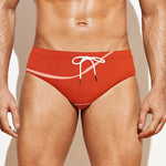 Salmon Artwork Print Men's Swim Briefs