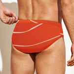 Salmon Artwork Print Men's Swim Briefs