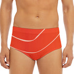 Salmon Artwork Print Men's Triangle Swim Briefs