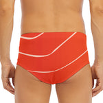 Salmon Artwork Print Men's Triangle Swim Briefs