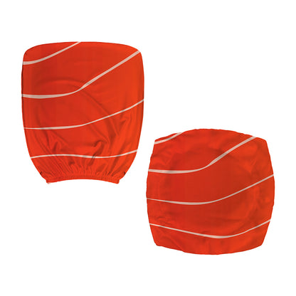 Salmon Artwork Print Office Chair Cover