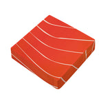 Salmon Artwork Print Outdoor Seat Cushion Cover