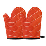 Salmon Artwork Print Oven Mitts