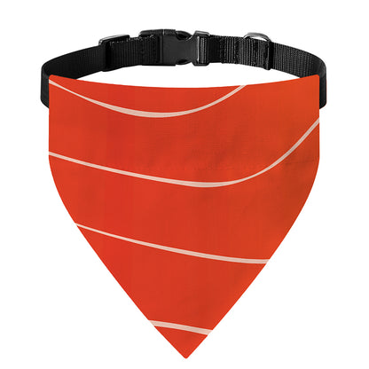 Salmon Artwork Print Over The Collar Dog Bandana
