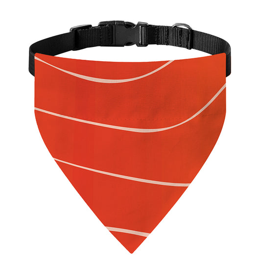 Salmon Artwork Print Over The Collar Dog Bandana