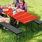 Salmon Artwork Print Picnic Table Cover