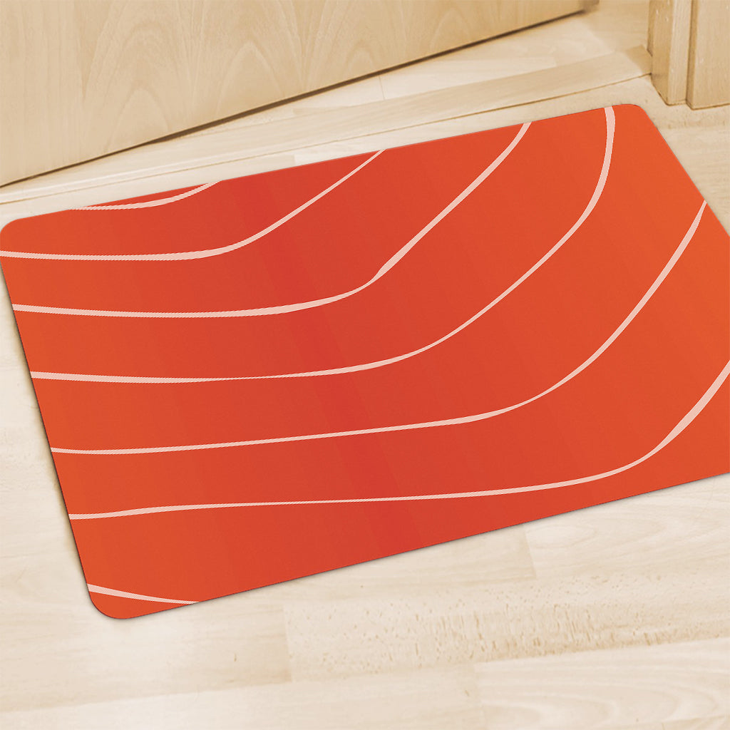 Salmon Artwork Print Polyester Doormat
