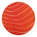 Salmon Artwork Print Round Blanket