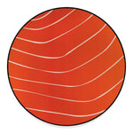Salmon Artwork Print Round Floor Mat