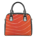Salmon Artwork Print Shoulder Handbag