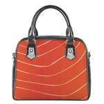 Salmon Artwork Print Shoulder Handbag