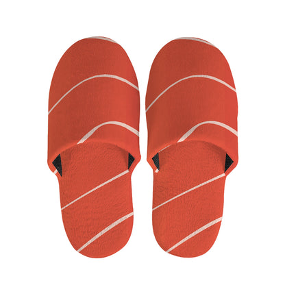 Salmon Artwork Print Slippers