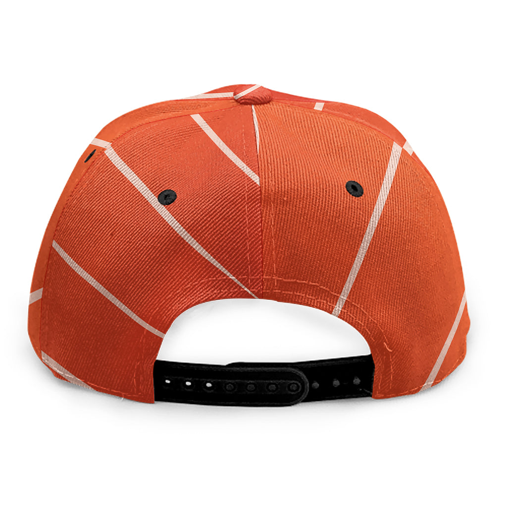 Salmon Artwork Print Snapback Cap