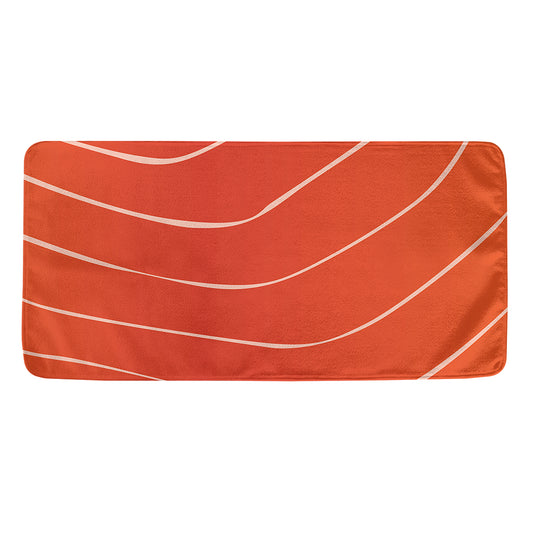 Salmon Artwork Print Towel