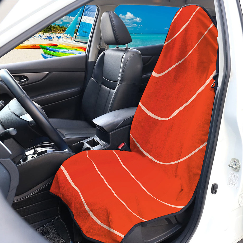 Salmon Artwork Print Waterproof Car Seat Cover