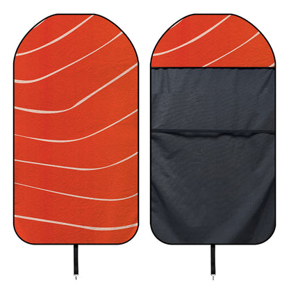 Salmon Artwork Print Waterproof Car Seat Cover