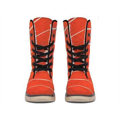 Salmon Artwork Print Winter Boots