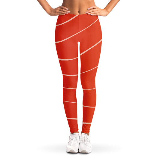 Salmon Artwork Print Women's Leggings