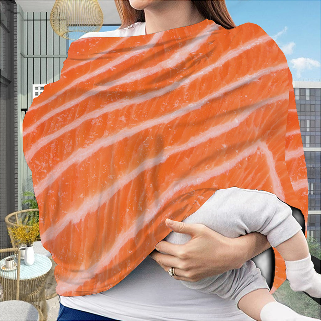 Salmon Fillet Print Baby Seat Cover