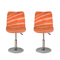Salmon Fillet Print Bar Stool Covers
