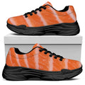 Salmon Fillet Print Black Chunky Shoes