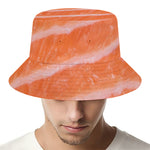 Salmon Fillet Print Bucket Hat