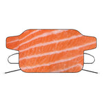Salmon Fillet Print Car Windshield Snow Cover