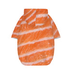 Salmon Fillet Print Dog Zip Up Hoodie