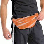 Salmon Fillet Print Fanny Pack