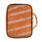 Salmon Fillet Print Front Pocket Bible Bag