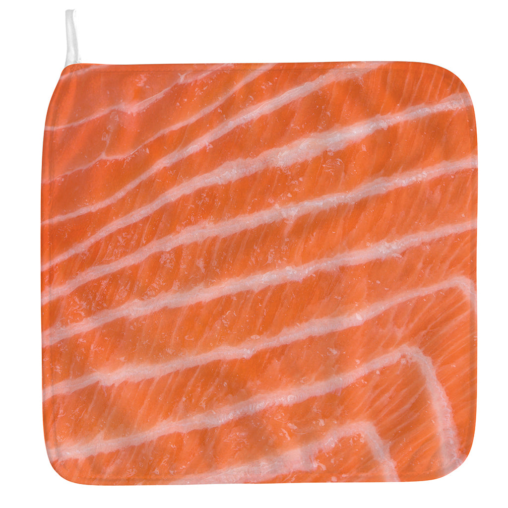 Salmon Fillet Print Hand Towel