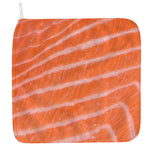 Salmon Fillet Print Hand Towel