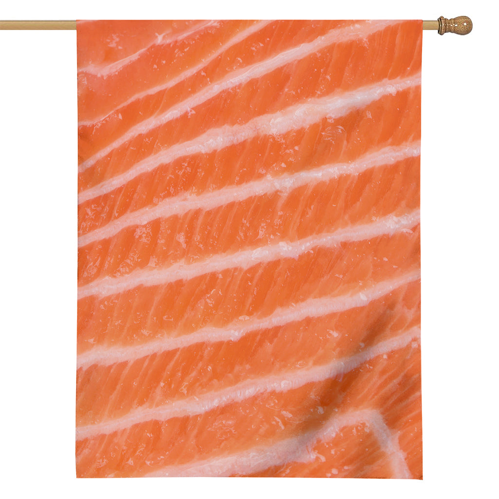 Salmon Fillet Print House Flag