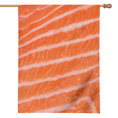 Salmon Fillet Print House Flag