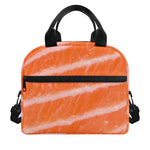 Salmon Fillet Print Insulated Lunch Bag