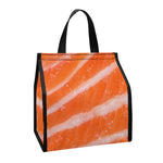 Salmon Fillet Print Insulated Lunch Tote