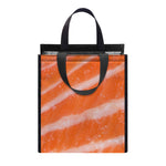 Salmon Fillet Print Insulated Lunch Tote