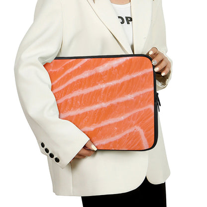 Salmon Fillet Print Laptop Sleeve