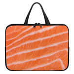 Salmon Fillet Print Laptop Sleeve With Handle