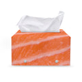 Salmon Fillet Print Leather Tissue Box Cover