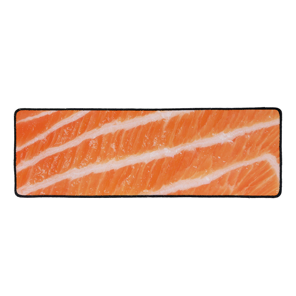 Salmon Fillet Print Long Kitchen Mat