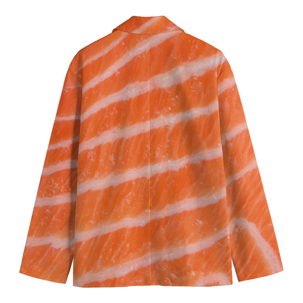 Salmon Fillet Print Men's Blazer