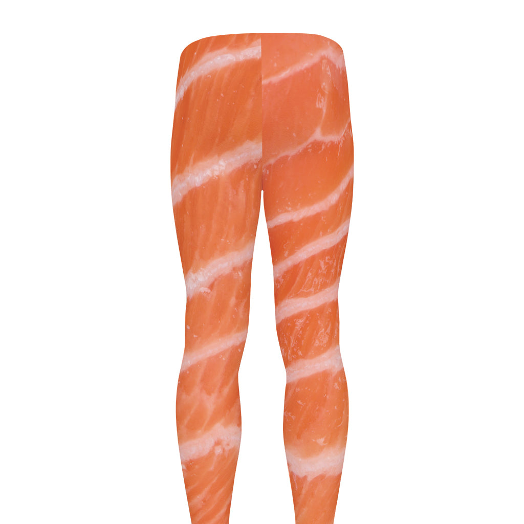 Salmon Fillet Print Men's leggings