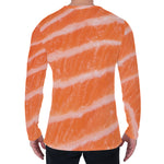 Salmon Fillet Print Men's Long Sleeve T-Shirt