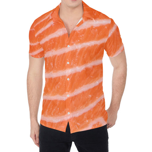 Salmon Fillet Print Men's Shirt
