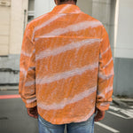 Salmon Fillet Print Men's Shirt Jacket