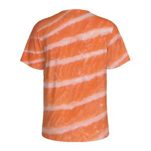 Salmon Fillet Print Men's Sports T-Shirt