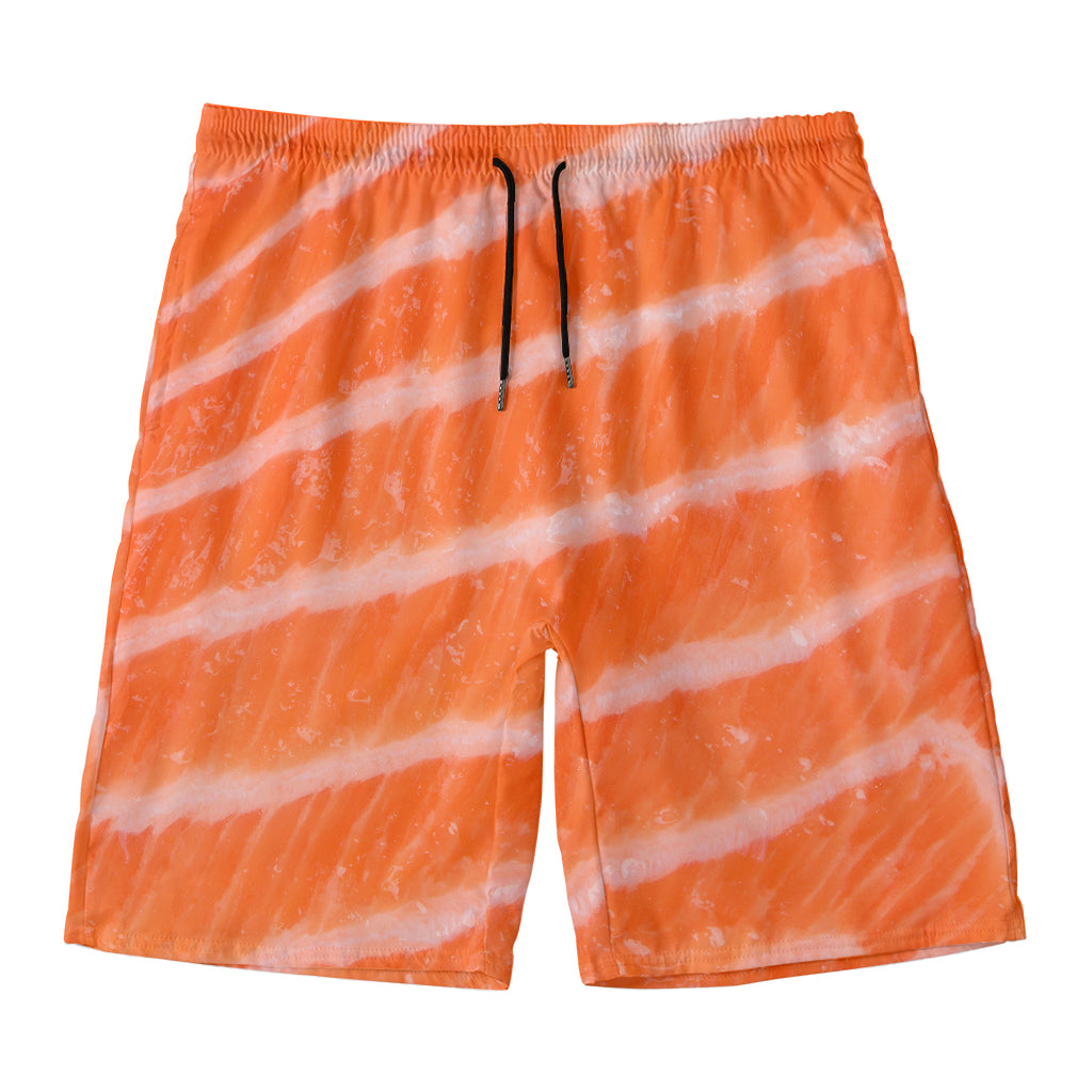 Salmon Fillet Print Men's Swim Trunks